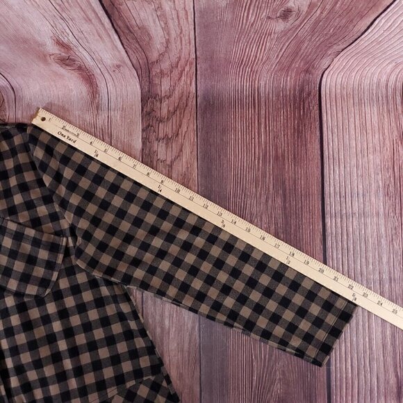 NWT Terra SJ Apparel Womens Size Small Taupe Button Front Shirt Tunic Top $113 - Picture 13 of 13